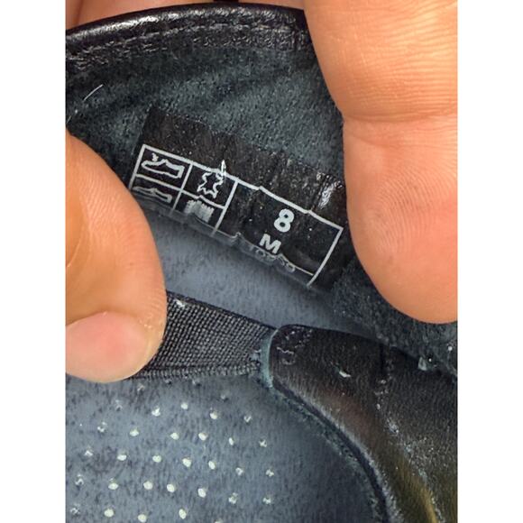 SAS San Antonio Shoes Easier Slip On Loafers Wedge‎ Heel Leather Black Womens 8 - Picture 11 of 11